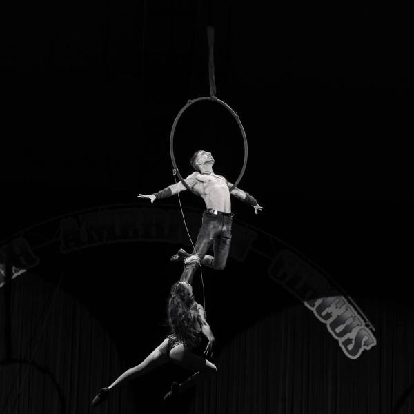 a man jumping in the air